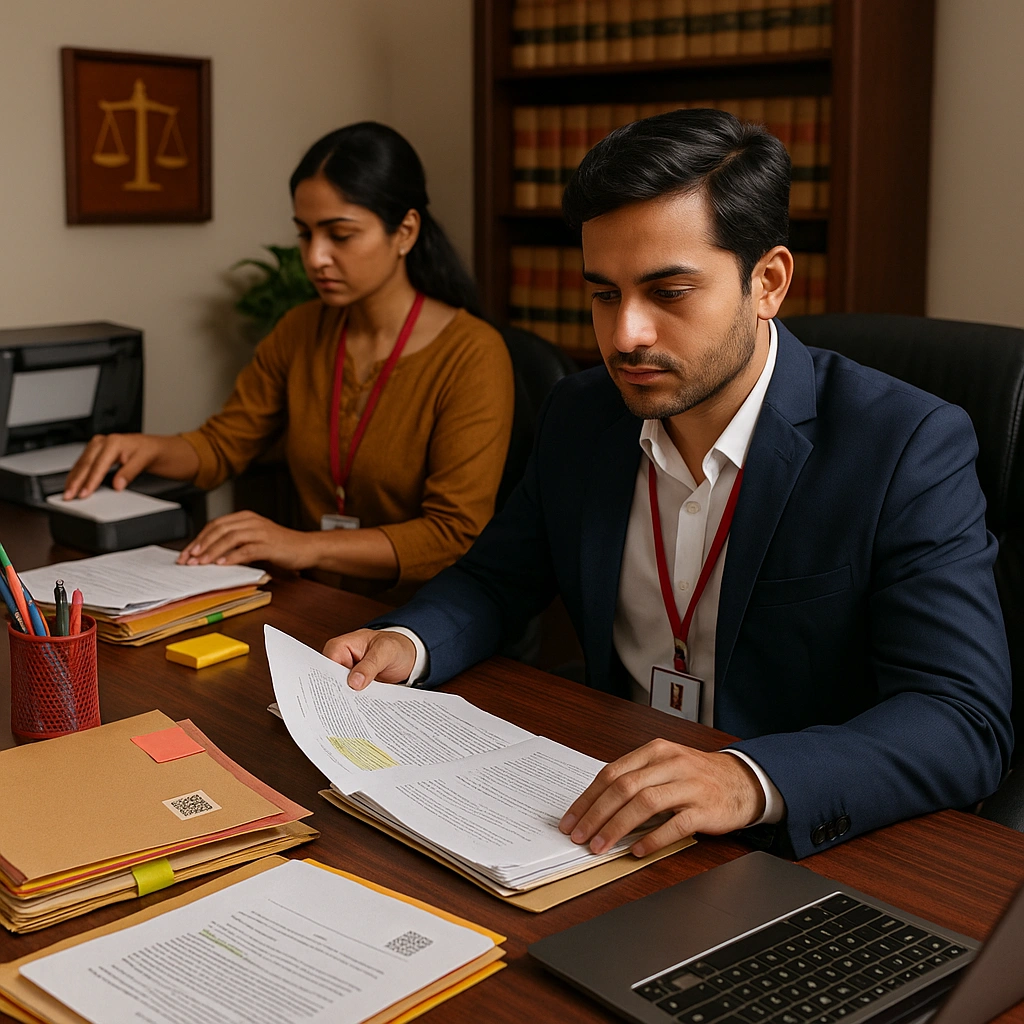 Professionals in Legal using digital solutions like ECM, VIZTRAK