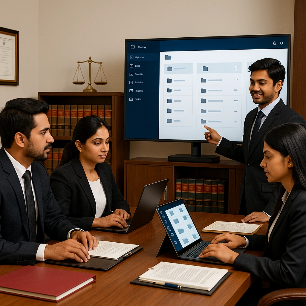 Legal staff managing documents and compliance using ShareDocs Enterpriser ECM